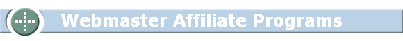 Webmaster Affiliate Programs
